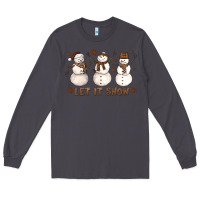 Smoke Let It Snow Snowmen Long Sleeve Tee - LillyAllenDesigns