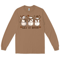 Toasted Coconut Let It Snow Snowmen Long Sleeve Tee - LillyAllenDesigns