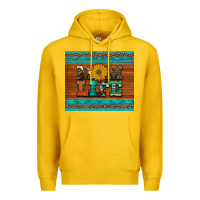 Lemon mom life leopard cowhide turquoise aztec Premium Hoodie - Artiststas