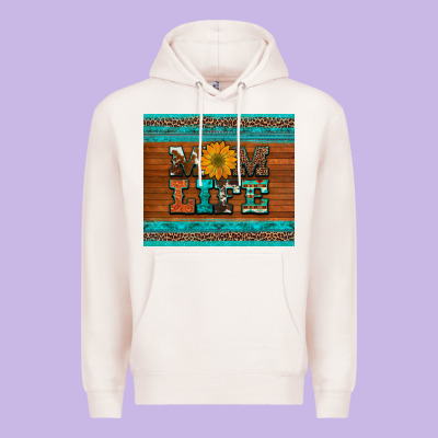 Mom Life Leopard Cowhide Turquoise Aztec Premium Hoodie Designed By Artiststas
