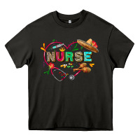 Asphalt Cinco de mayo Nurse Heavy Core Tee - FaDigitalArtStudio