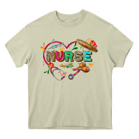 Mossy Cinco de mayo Nurse Heavy Core Tee - FaDigitalArtStudio