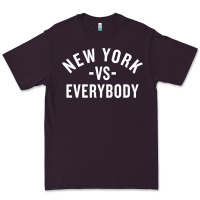 Plum new york vs everybody Premium Tee - artisFamous