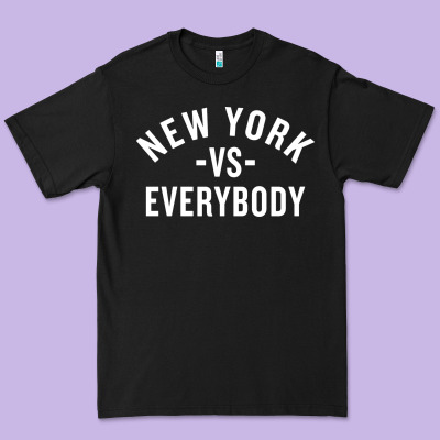 New York Vs Everybody Premium Tee Designed By Artisfamous