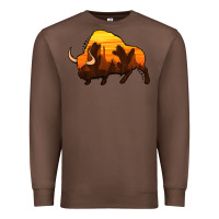 Chestnut western bison Premium Sweatshirt - Jasminsmagicworld