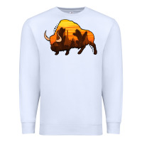 White western bison Premium Sweatshirt - Jasminsmagicworld