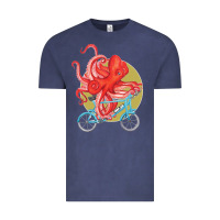 Vintage Denim Cycling octopus Vintage Tee - Bettercallsaul