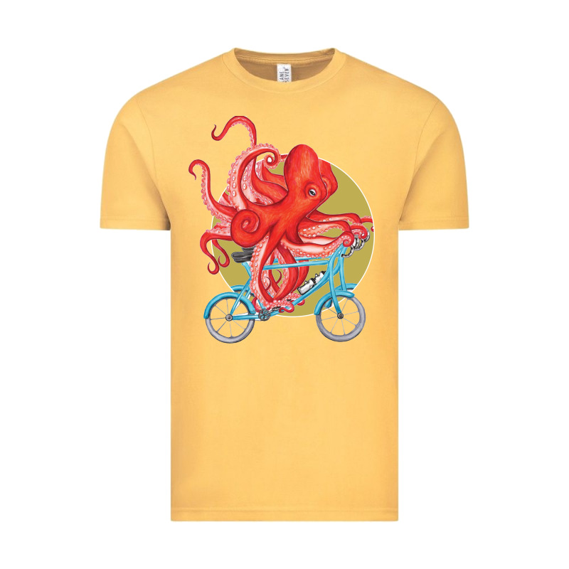Cycling Octopus Vintage Tee by Bettercallsaul | Teevron