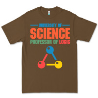 Cacao UNIVERSITY OF SCIENCE PROFESSOR OF LOGIC Premium Tee - artisFamous