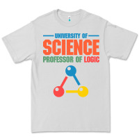 Dove Grey UNIVERSITY OF SCIENCE PROFESSOR OF LOGIC Premium Tee - artisFamous