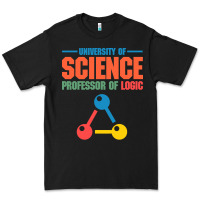 Black UNIVERSITY OF SCIENCE PROFESSOR OF LOGIC Premium Tee - artisFamous