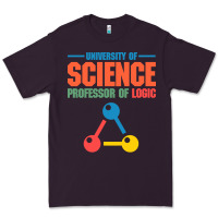 Plum UNIVERSITY OF SCIENCE PROFESSOR OF LOGIC Premium Tee - artisFamous