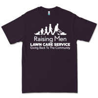 Plum raising men lawn care Premium Tee - artisFamous