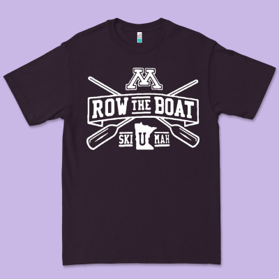 Row The Boat Minnesota Premium Tee Designed By Artisfamous