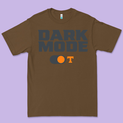Tennessee Football Dark Mode Premium Tee Designed By Artisfamous