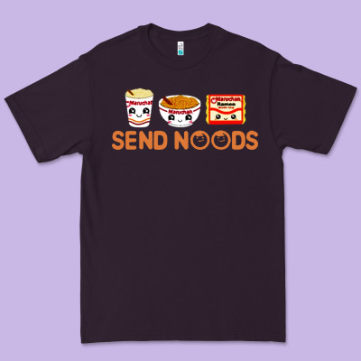 Send Noods Premium Tee Designed By Artisfamous