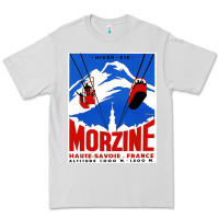 Dove Grey Savoie France Blue Premium Tee - artisFamous