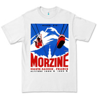 White Savoie France Blue Premium Tee - artisFamous