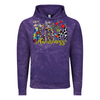 Cloud Purple fight for autism awareness Vintage Hoodie - RacoonDesign