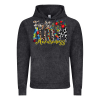Vintage Black fight for autism awareness Vintage Hoodie - RacoonDesign