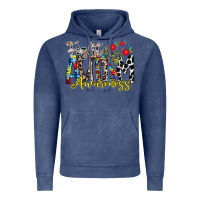 Vintage Denim fight for autism awareness Vintage Hoodie - RacoonDesign