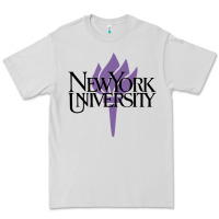 Dove Grey New York University Premium Tee - artisFamous