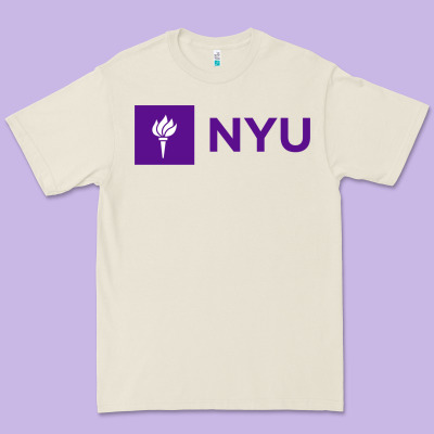 Nyu New York University Purple Premium Tee Designed By Artisfamous
