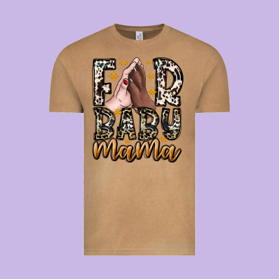 Fur Baby Mama Vintage Tee Designed By Cowhidedigitalart