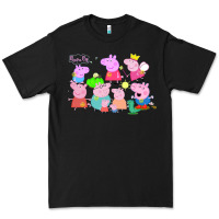Black Peppa Pig Premium Tee - artisFamous