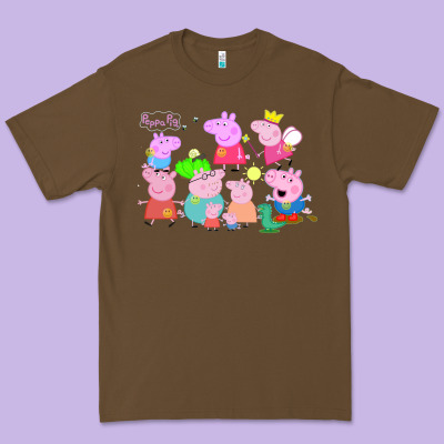 Peppa Pig Premium Tee Designed By Artisfamous