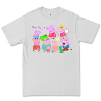 Dove Grey Peppa Pig Premium Tee - artisFamous