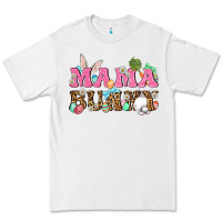 White Western Mama Bunny Premium Tee - BundleAndBundleShop