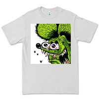 Dove Grey rat fink Premium Tee - artisFamous