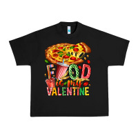 Black Food Is My Valentine Urban Heavy Tee - CowhideDigitalArt