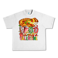 Lunar Rock Food Is My Valentine Urban Heavy Tee - CowhideDigitalArt