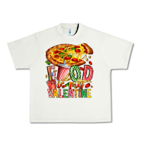 Pistachio Food Is My Valentine Urban Heavy Tee - CowhideDigitalArt