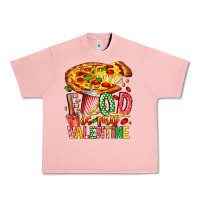 Salmon Food Is My Valentine Urban Heavy Tee - CowhideDigitalArt