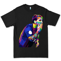 Black LIONEL MESSI Premium Tee - artisFamous