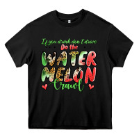Black Watermelon Crawl Heavy Core Tee - Jasminsmagicworld