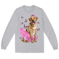 Moon Dust Labrador Retriever Dog With Tutu Long Sleeve Tee - LillyAllenDesigns