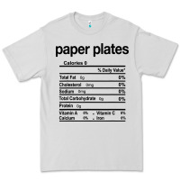 Dove Grey paper plates nutrition facts funny thanksgiving christmas Premium Tee - artisFamous