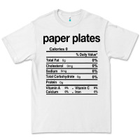 White paper plates nutrition facts funny thanksgiving christmas Premium Tee - artisFamous