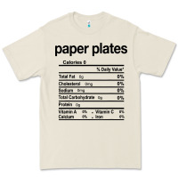 Bone paper plates nutrition facts funny thanksgiving christmas Premium Tee - artisFamous