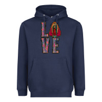 Navy love lady of guadalupe Heavyweight Hoodie - Jasminsmagicworld