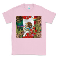 Bubblegum Pink Mexico flag Classic Tee - FaDigitalArtStudio