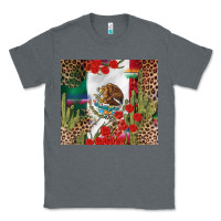Charcoal Heather Mexico flag Classic Tee - FaDigitalArtStudio
