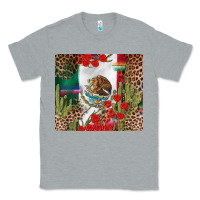 Heather Grey Mexico flag Classic Tee - FaDigitalArtStudio