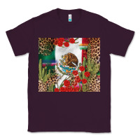 Plum Mexico flag Classic Tee - FaDigitalArtStudio