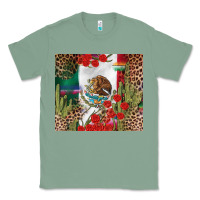 Sage Mexico flag Classic Tee - FaDigitalArtStudio