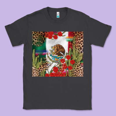 Mexico Flag Classic Tee Designed By Fadigitalartstudio